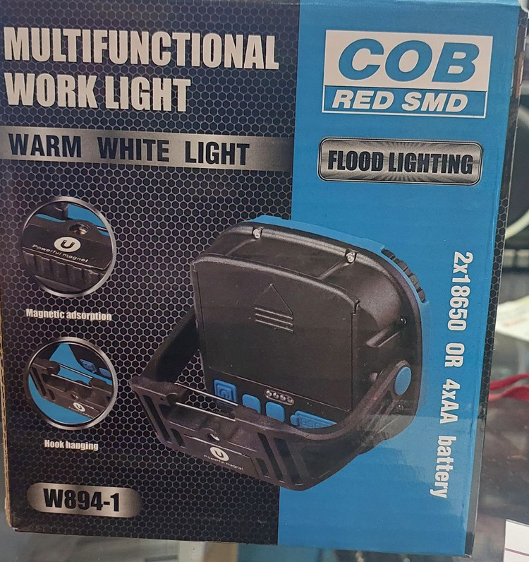 پرژکتور شارژی مدل w894-1با باتری قلمی۴ عدد