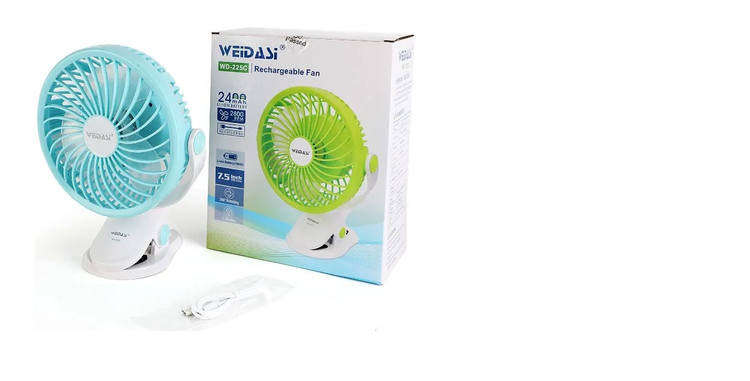 پنکه شارژی ویداسی مدل WD-225