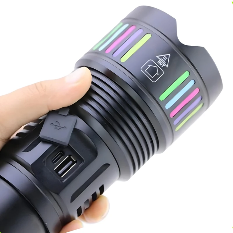 چراغ قوه دستی بسیار قوی زوم دارمدل RL-w512