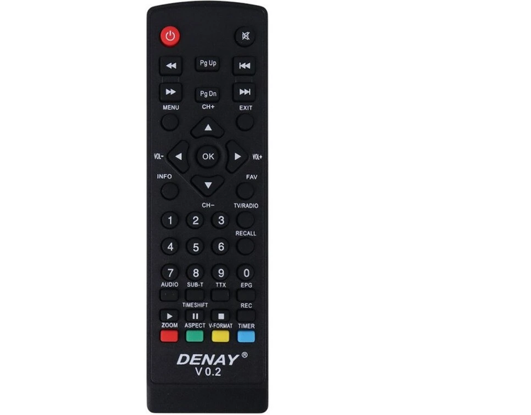 گیرنده دیجیتال DVB-T دنای مدل STB-1034H همراه کابل AV
