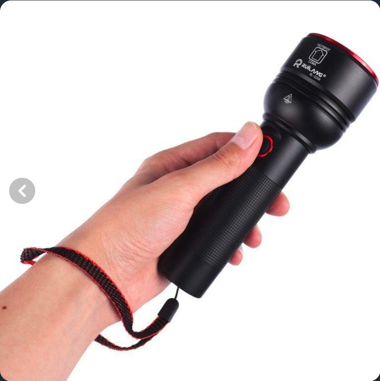 چراغ قوه دستی رولانگ RL-2208 شارژی با زوم و ضدآب(باتری نیم قلمی)