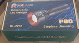 چراغ قوه دستی رولانگ RL-2208 شارژی با زوم و ضدآب(باتری نیم قلمی)