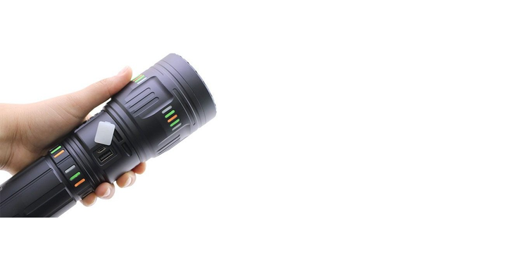 چراغ قوه زوم داربسیار قوی هشت باتری اسمال سان SMALL SUN ZY-T600PRO دامداری _عشایر_ نگهبانی_صنعتی_و هر ایده که دارید