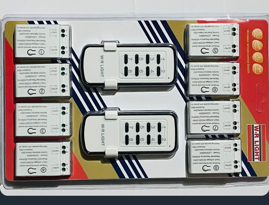 ریموت 8 کانال دو ریموت مجزا با کیفیت بالا