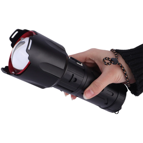 چراغ قوه بسیار قوی زوم دار قابل شارژ رویلنگ مدل RL-2406 به همراه پاوربانک