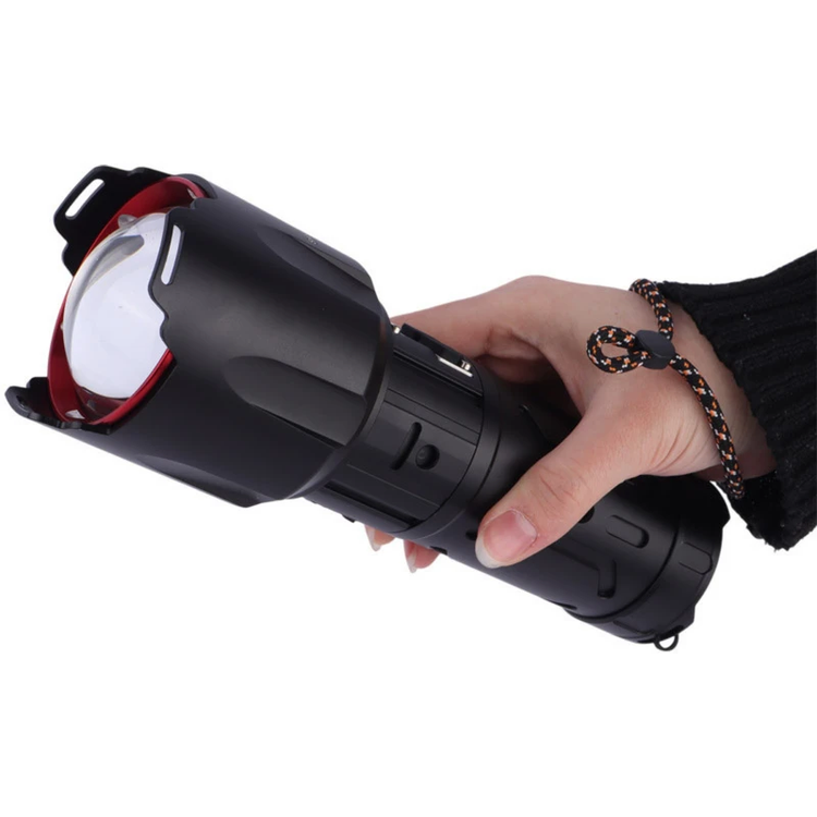 چراغ قوه بسیار قوی زوم دار قابل شارژ رویلنگ مدل RL-2406 به همراه پاوربانک