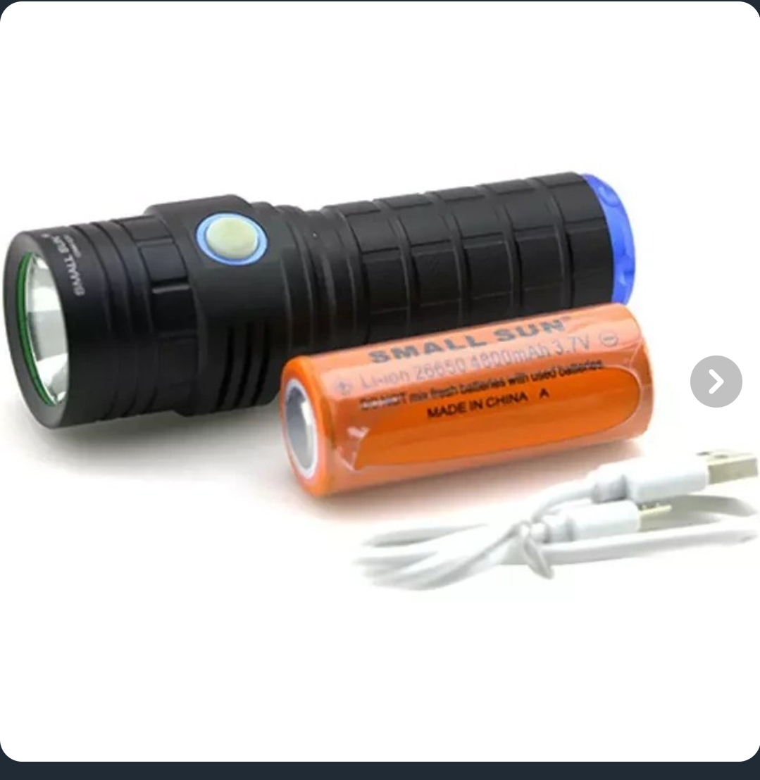 چراغ قوه دستی اسمال سان مدل ZY-E20 با نور LED و شدت ۲۰۰ لومن کوچک وپرنور