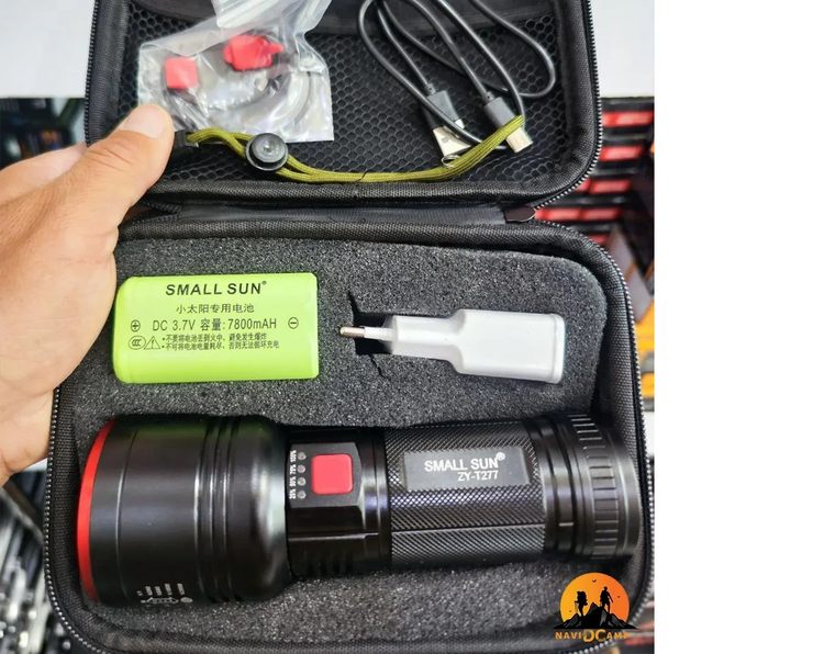 چراغ قوه دستی اسمال سان مدل ZY-T277 با نور LED مهتابی