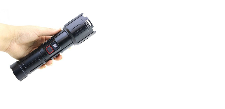 چراغ قوه دستی اسمال سان مدل ZY-T290 با نور LED و شدت ۲۵۰۰ لومن