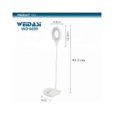 چراغ مطالعه ویداسی مدل WD6039 لمسی و شارژی