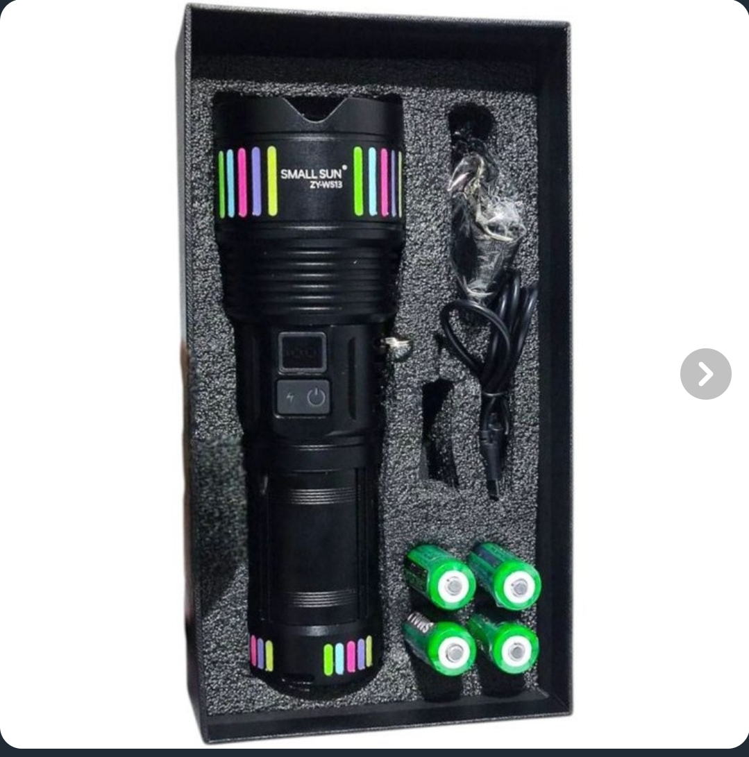 چراغ قوه دستی اسمال سان مدل W513 با نور مهتابی